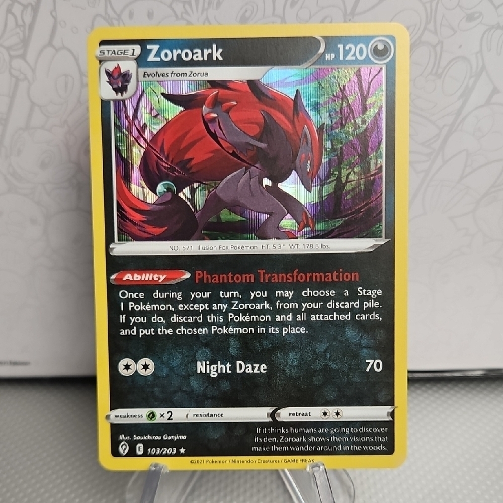 Zoroark 103/203 Pokemon TCG Holo Rare